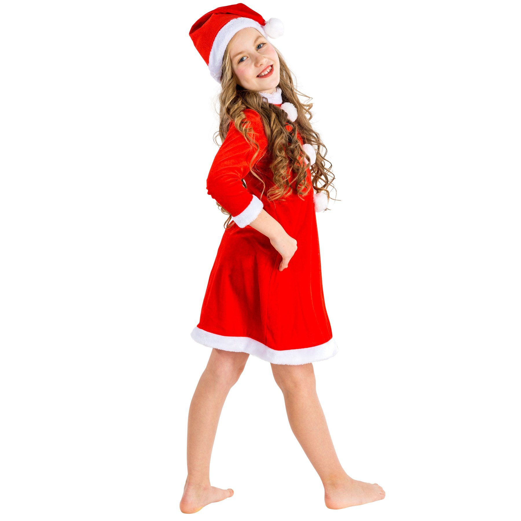 dressforfun Engel-Kostüm Mädchenkostüm Weihnachtswichtel