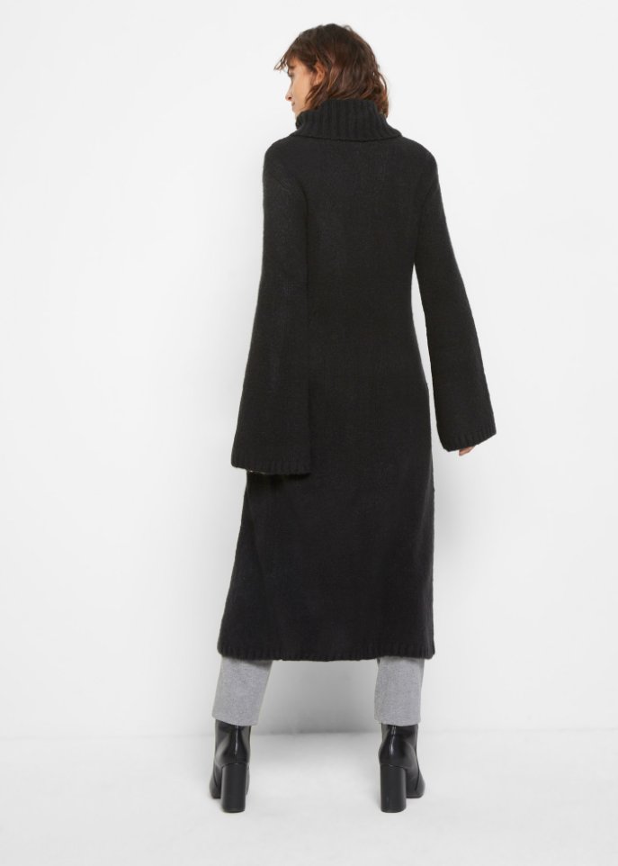 Long-Pullover mit Tragevariante