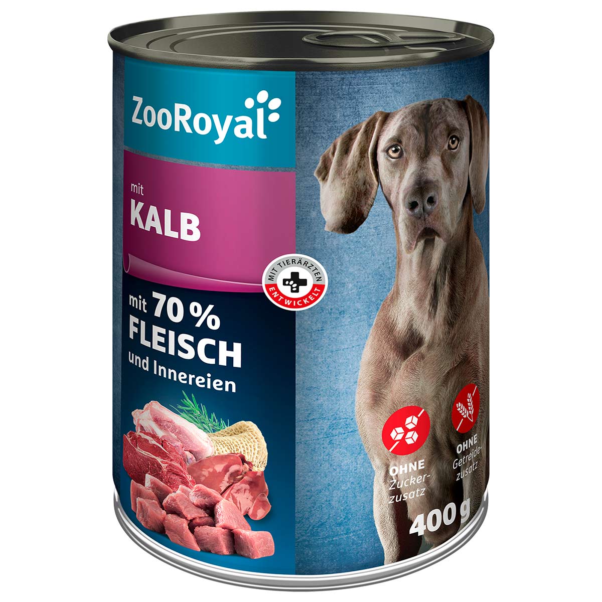 ZooRoyal Hunde-Nassfutter mit Kalb günstig kaufen