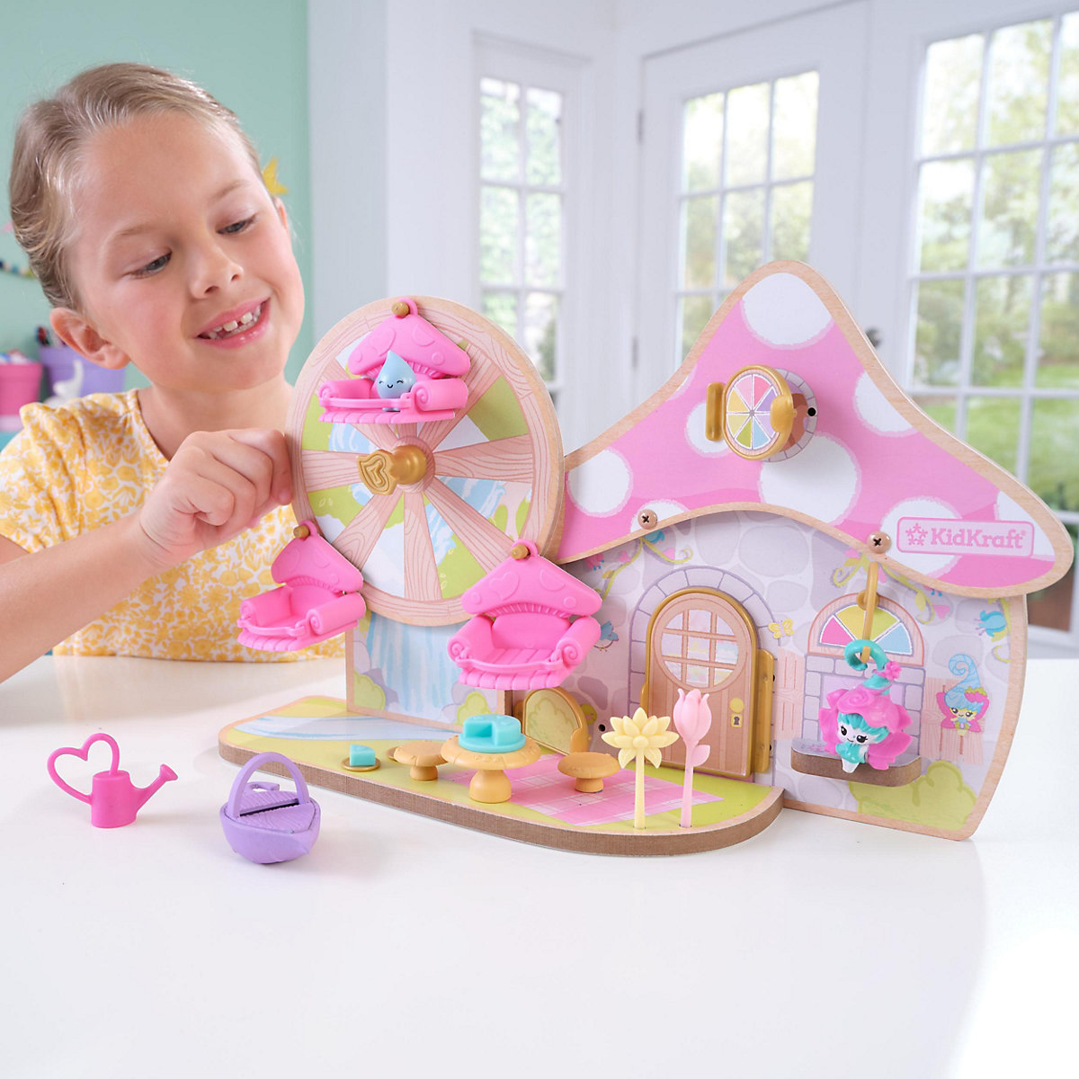 Lil' Green World Ferris Wheel Fairy Cottage