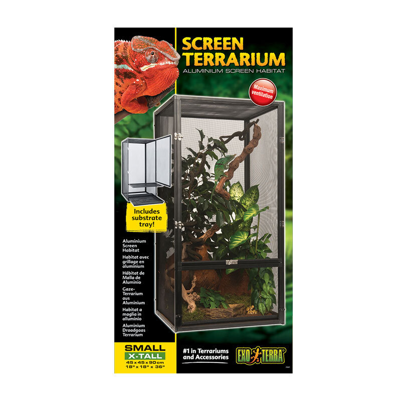 Exo Terra Terrarien Exo Terra Screen Terrarium 45 cm, 45 cm, 90 cm