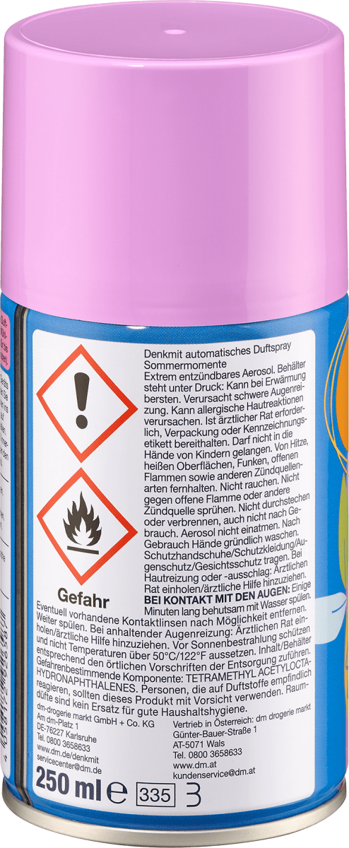 Automatisches Duftspray Sommermomente NF, 250 ml