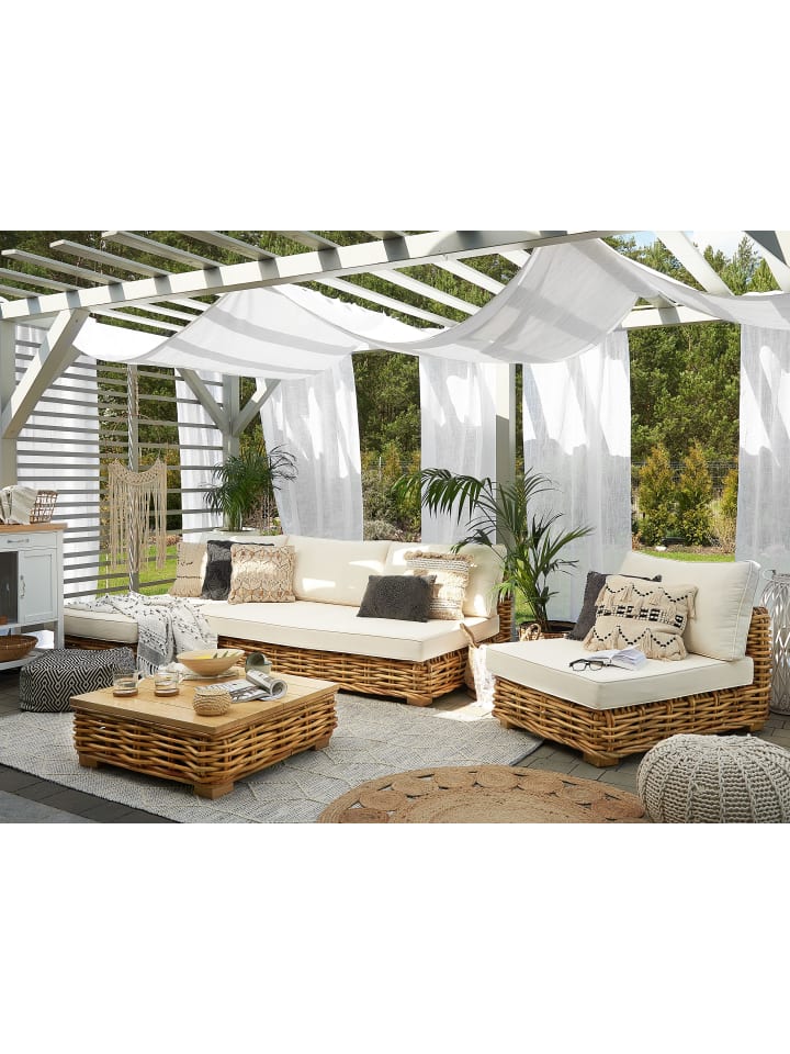 Beliani 4-tlg Lounge Set VARALLO in /Weiß günstig kaufen onesize