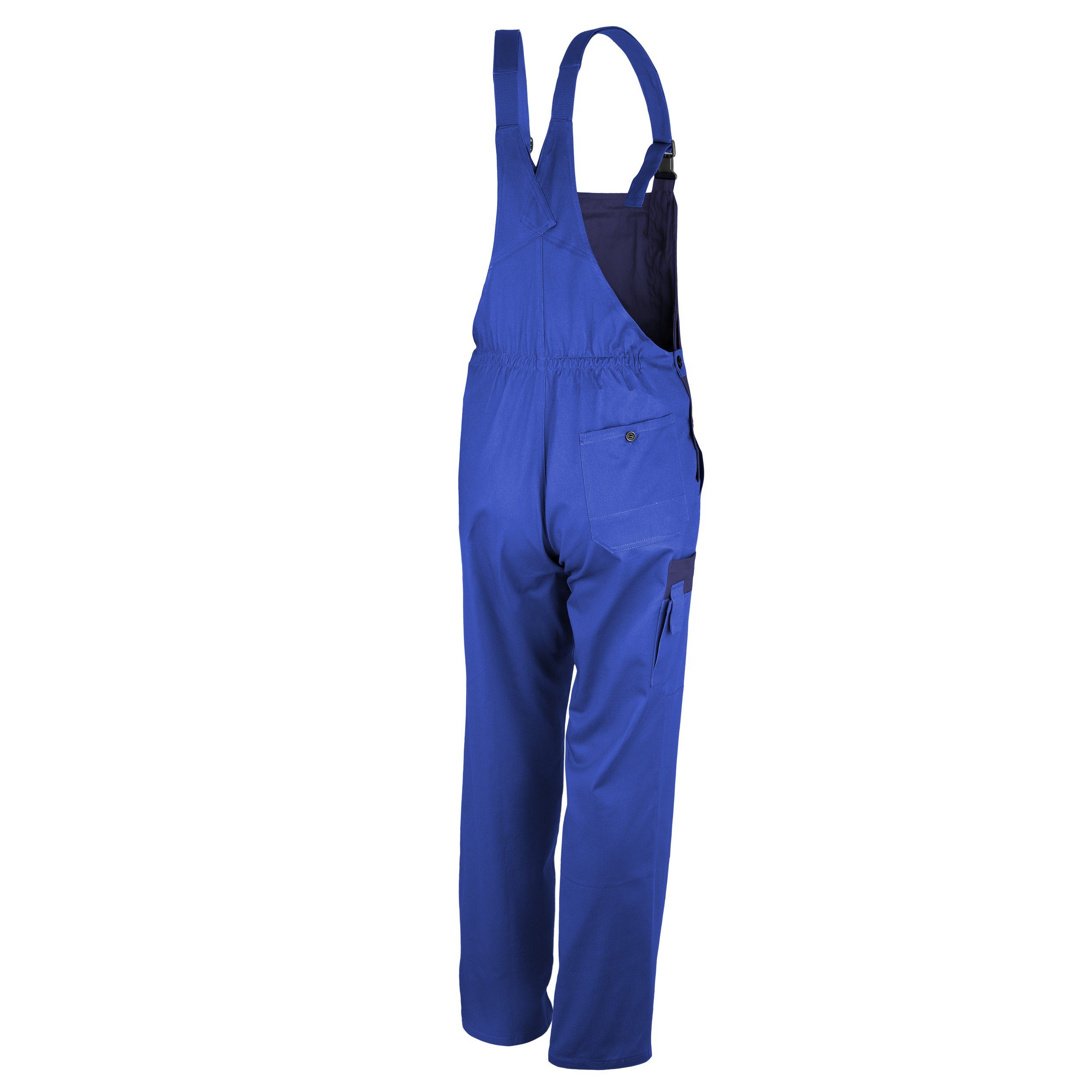 QUALITEX HIGH QUALITY WORKWEAR Arbeitslatzhose basic 2-farbig Latzhose BW 240 g - standard Blaumann