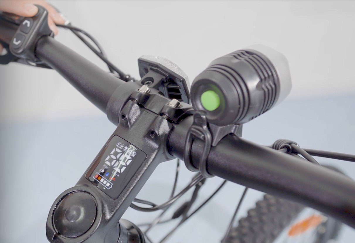 HILAND E-Bike 27.5/29 Zoll E-Mountainbike Vollfederung Damen Herren,mit LCD Display, 21 Gang Shimano Tourney Schaltwerk, Kettenschaltung, Heckmotor, 374.4 Wh Akku, (set, mit Schutzblechen, mit Beleuchtungsset, mit akku-ladegerat), Elektrofahrrad für