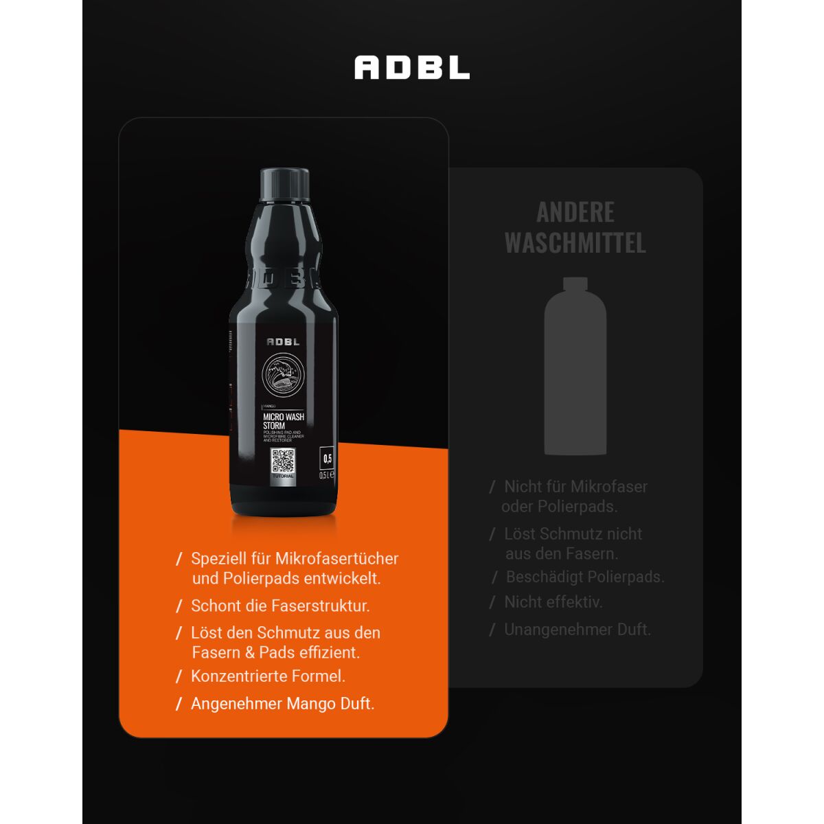 ADBL Micro Wash Storm Waschmittel 10L