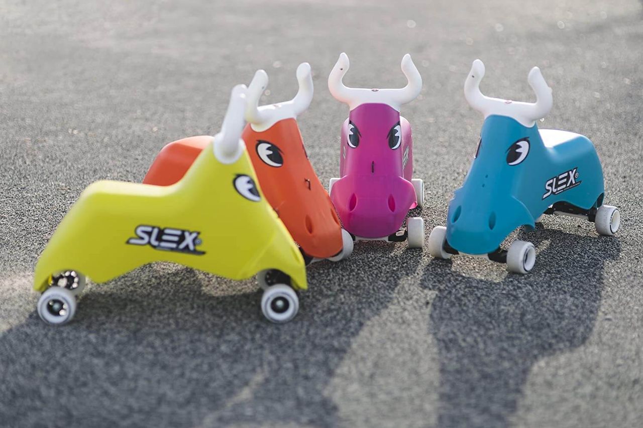 trends4cents SLEX RodeoBull Kinder Rutschauto bis 35kg pink