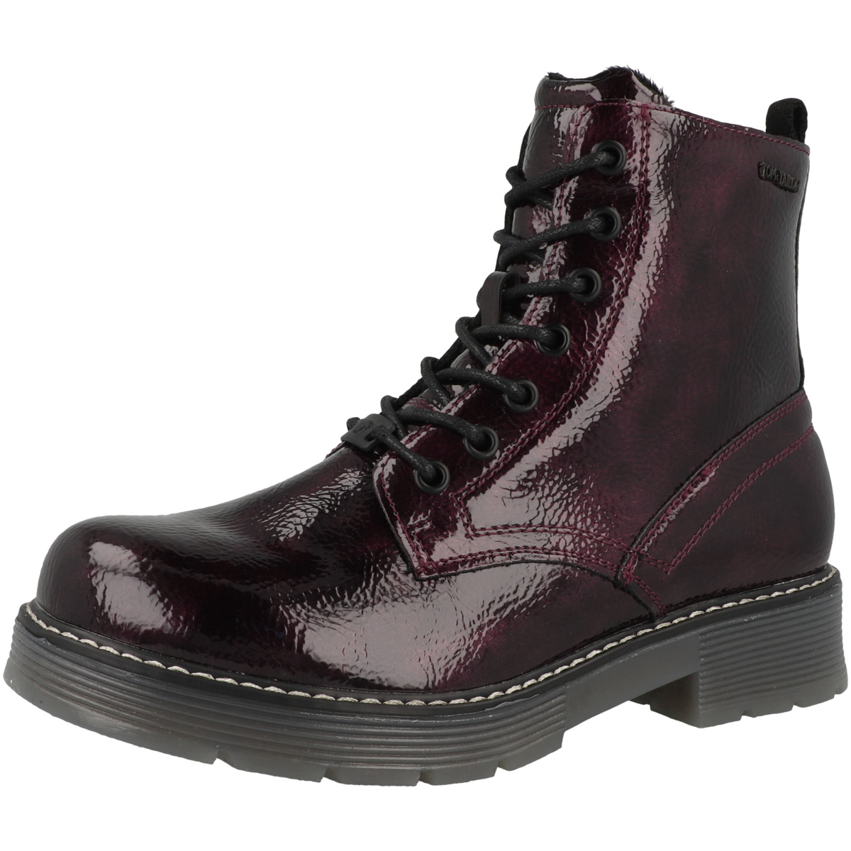 Tom Tailor 4293501 Schnürboots bordeaux