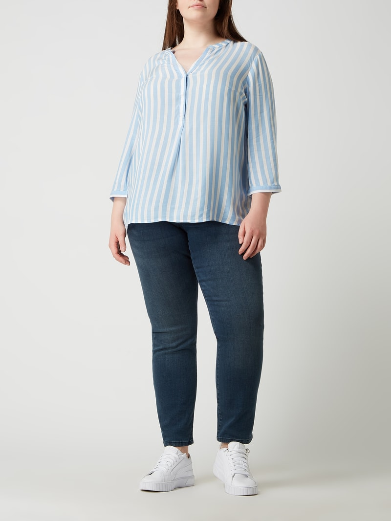 Slim Fit PLUS SIZE Jeans mit Stretch-Anteil in dunkelblau