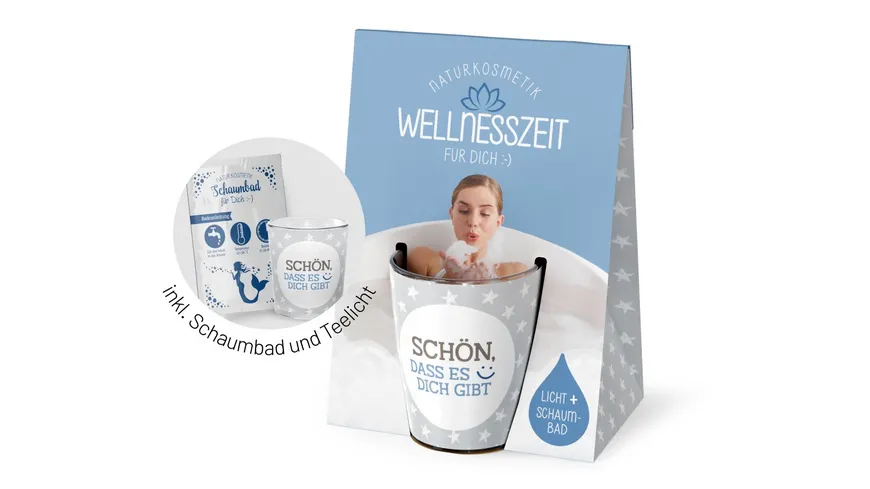 Geschenk für Dich Wellnesszeit Schön, dass es dich gibt