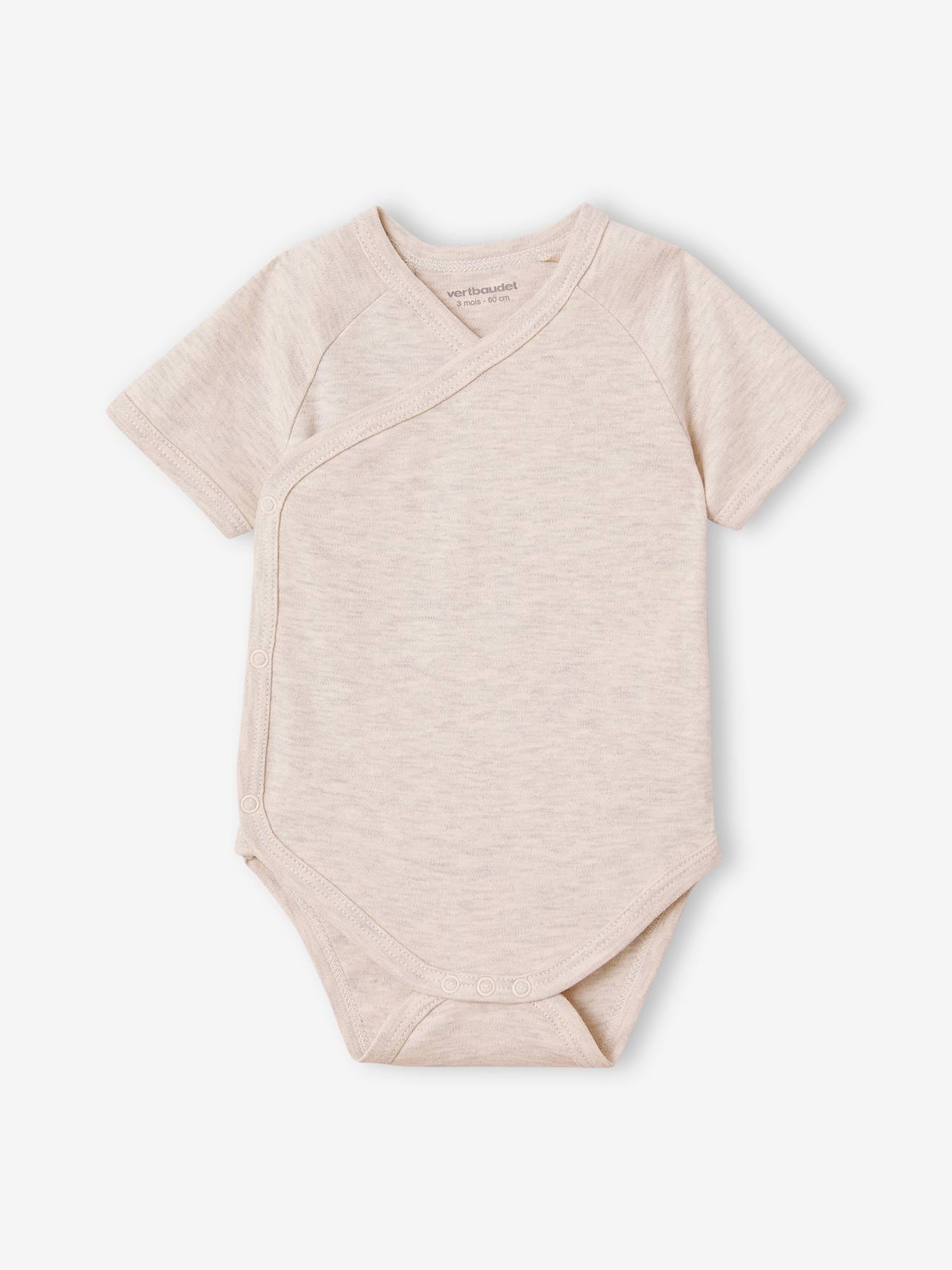 Vertbaudet 7er-Pack Baby Wickelbodys BASICS - mehrfarbig