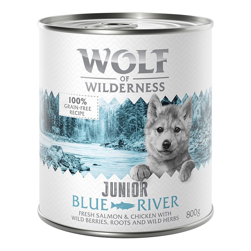 Little Wolf of Wilderness Junior 6 x 800 g - Duo-Protein