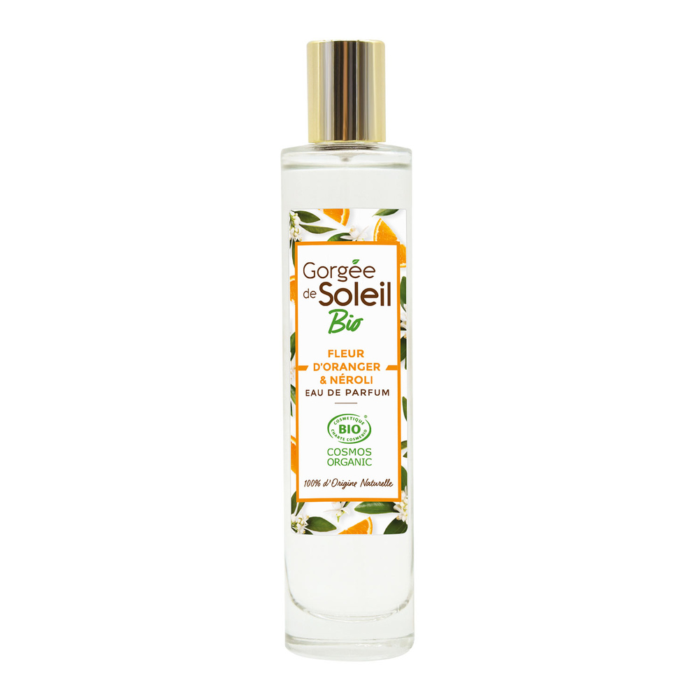 gorgée de soleil Eau de parfum Bio Fleur d'Oranger et Néroli Eau de parfum