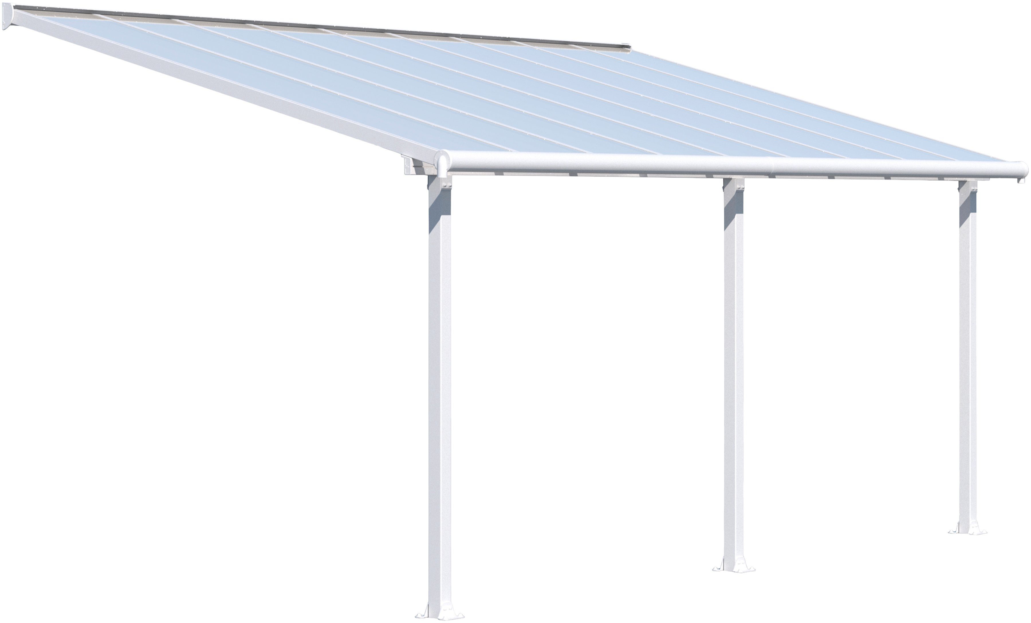 Palram - Canopia Terrassendach Olympia 3x5.4, BxT: 546x295 cm, Bedachung Doppelstegplatten, BxT: 546x295 cm