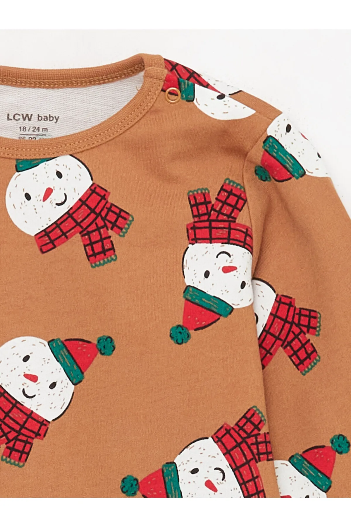 LC Waikiki  Bedrucktes Pyjama-Set für Babys mit Rundhalsausschnitt