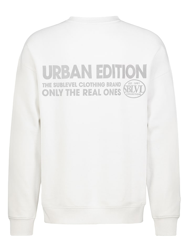 Sublevel Sweatshirt in Weiß günstig kaufen