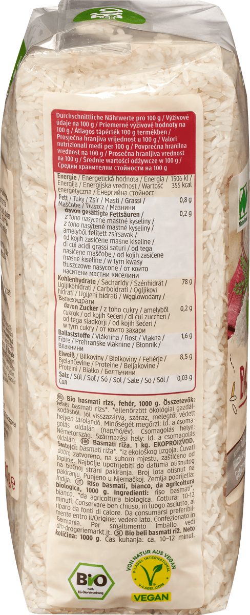 Basmatireis weiß, 1.000 g