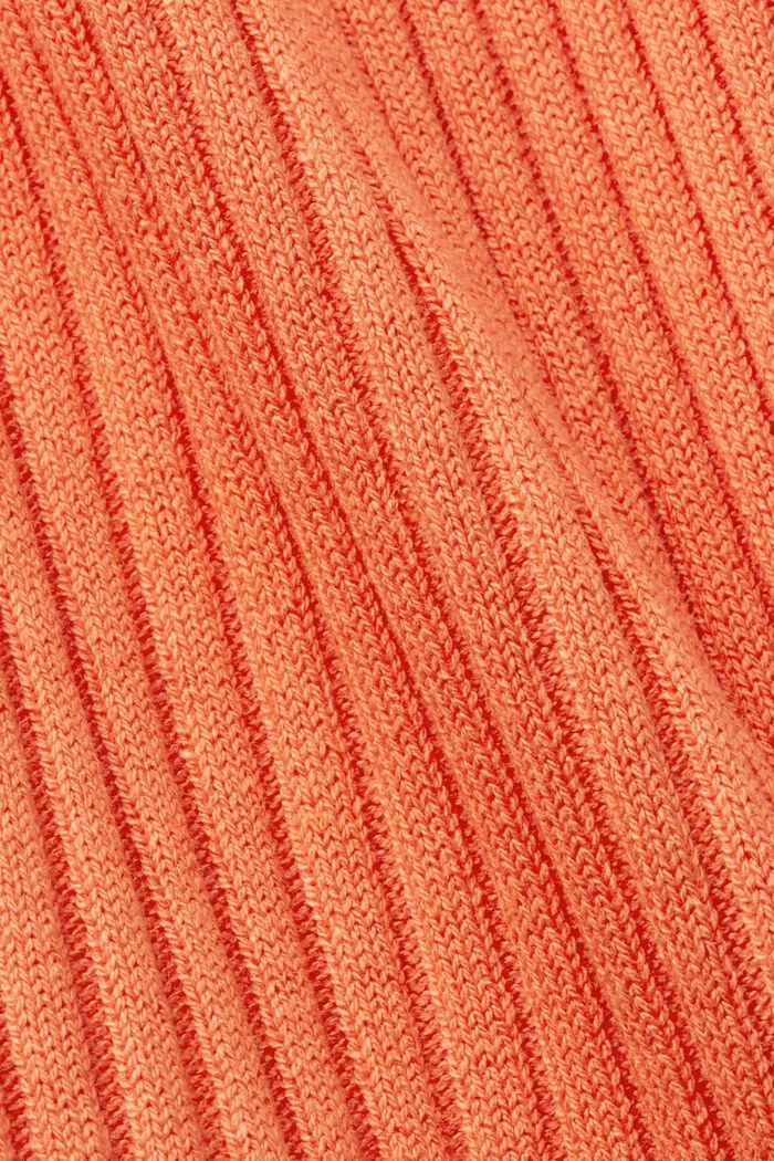 Ärmelloser Rippstrickpullover