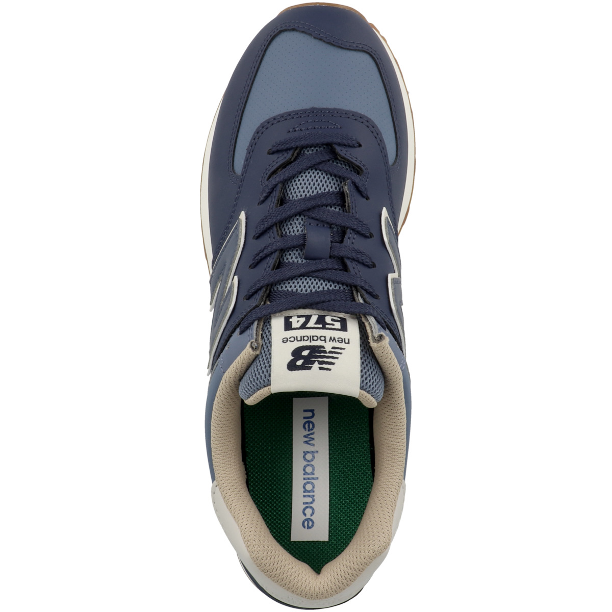 New Balance U 574 Sneaker Low blau