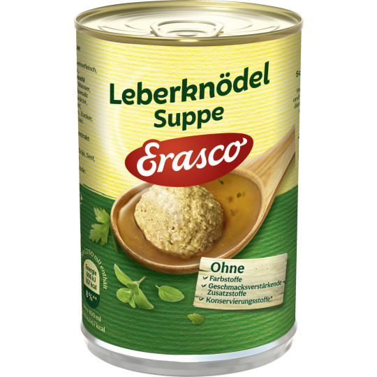 Erasco Leberknödel Suppe 395ML
