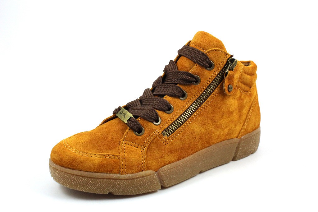 ARA Schnür-Stiefeletten gelb