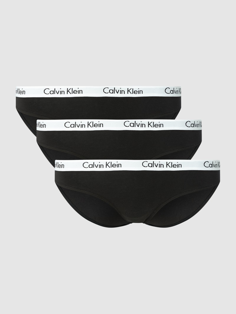 Slip im 3er-Pack in schwarz