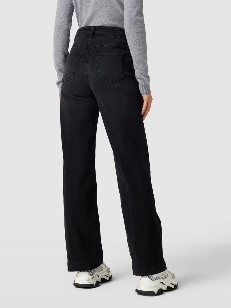 Jeans mit 5-Pocket-Design Modell 'Dream' in anthrazit