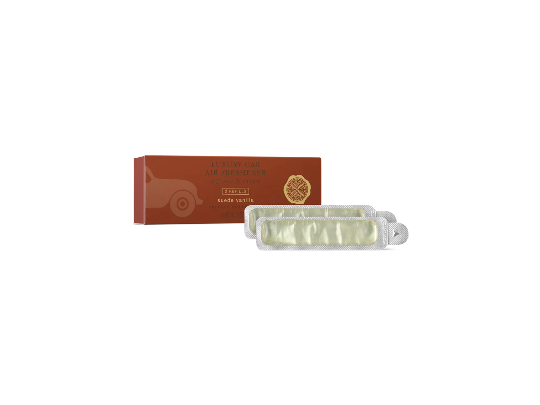 Recharge de désodorisant pour voiture Suede Vanilla
