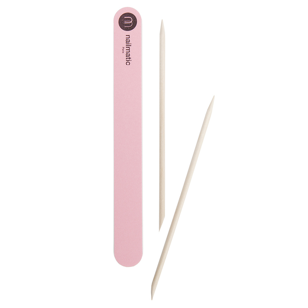 nailmatic KIT LIME + BATONS CUTICULES 1 lime et 2 batonnets cutilcules