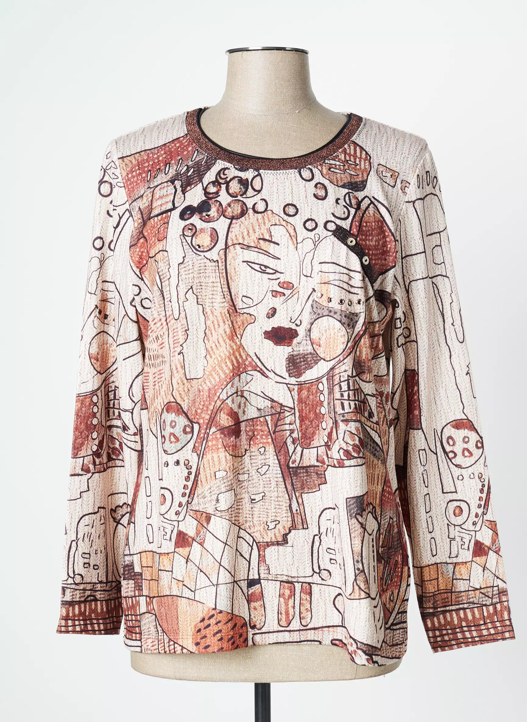 Bagoraz Tshirts Femme couleur beige