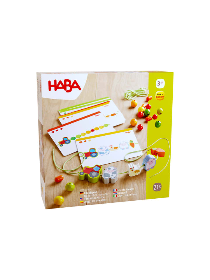 Haba Spiel Fädelspiel Bauernhof-Freunde in mehrfarbig günstig kaufen onesize