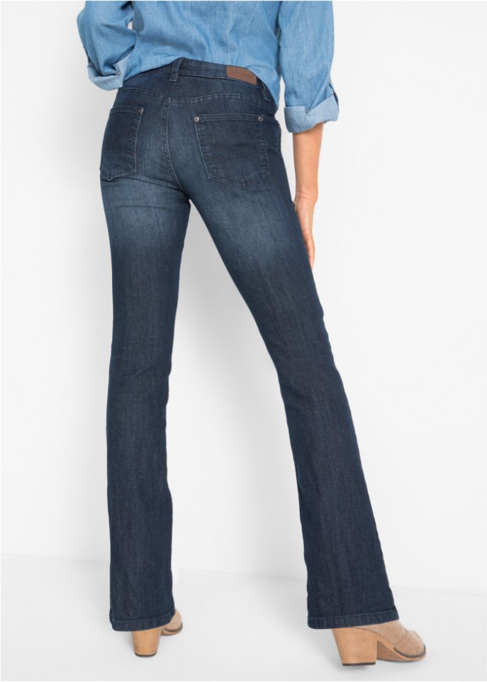 Komfort-Stretch-Jeans Bootcut