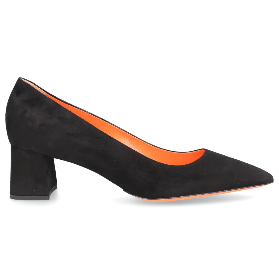 Santoni - Pumps 70049 Veloursleder - schwarz