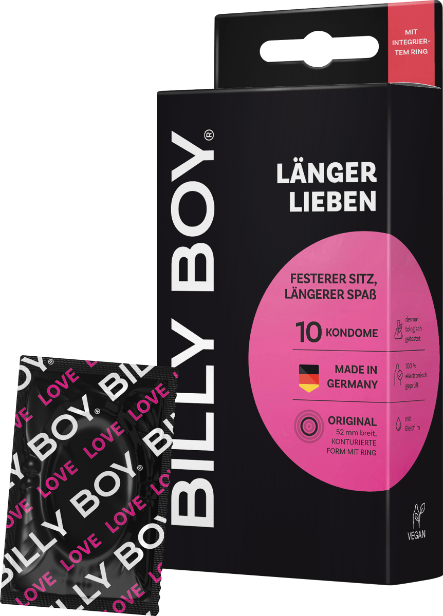 Kondome Länger Lieben, Breite 52 mm, 10 St