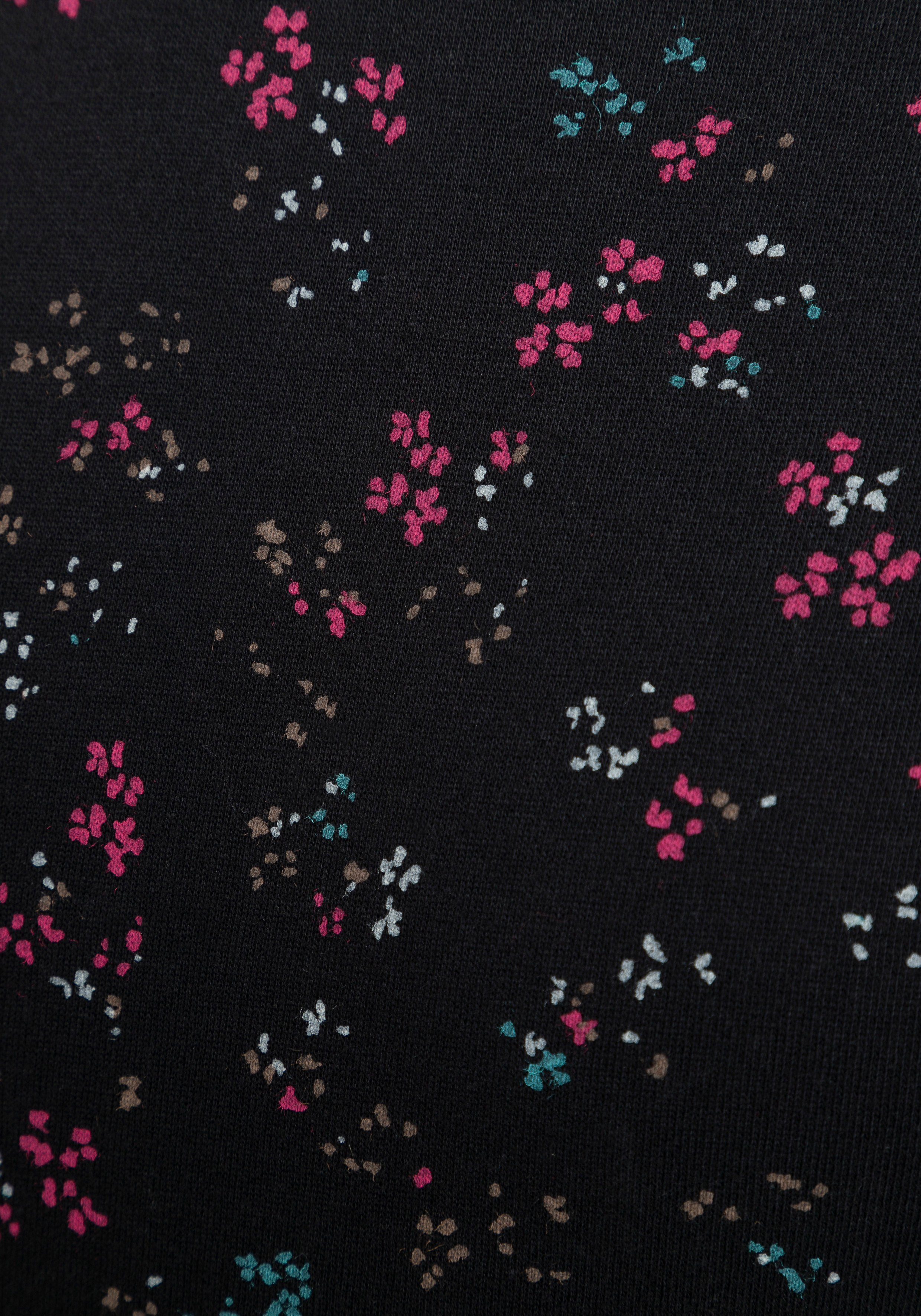 Ragwear Sweatkleid MENITA O im Mille-Fleur All Over-Print