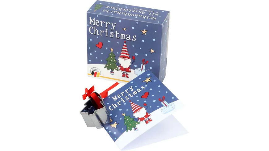 RBV BIRKMANN Ausstechformen Geschenkbox Merry Christmas