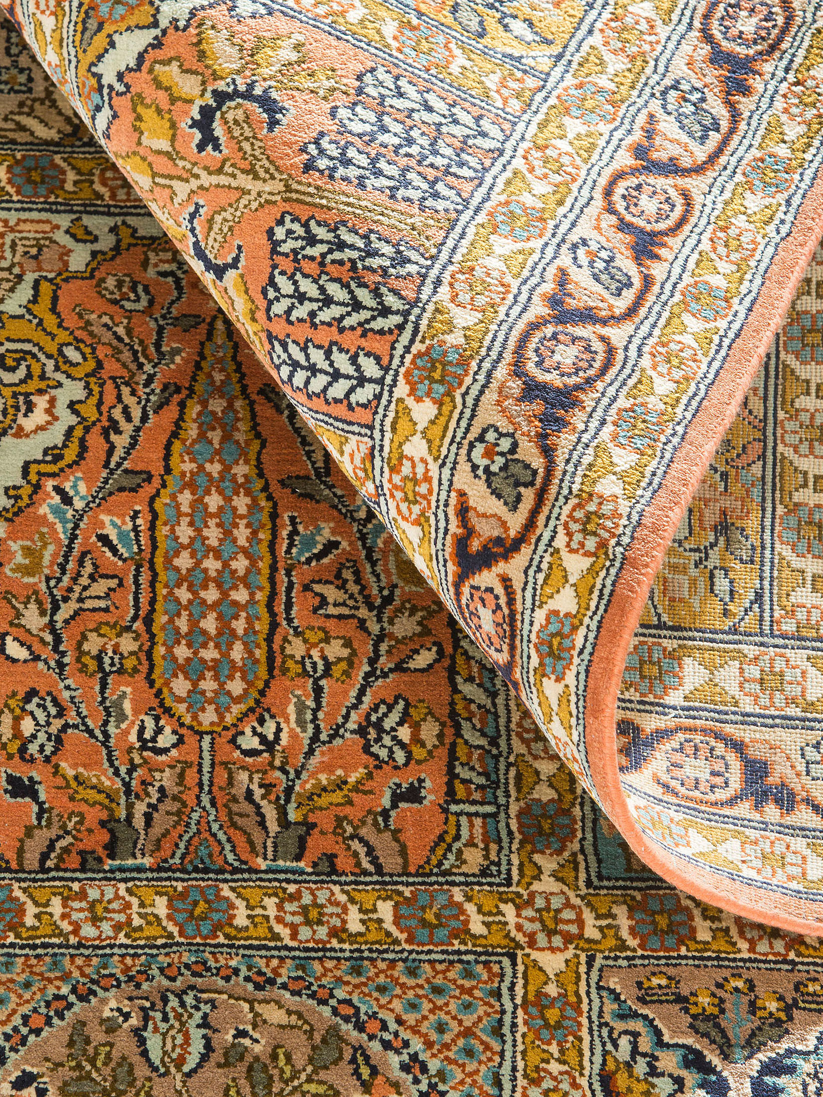 Kaschmir Seide 18/18 ca. 215 x 307 cm, Unikat / Einzelstück