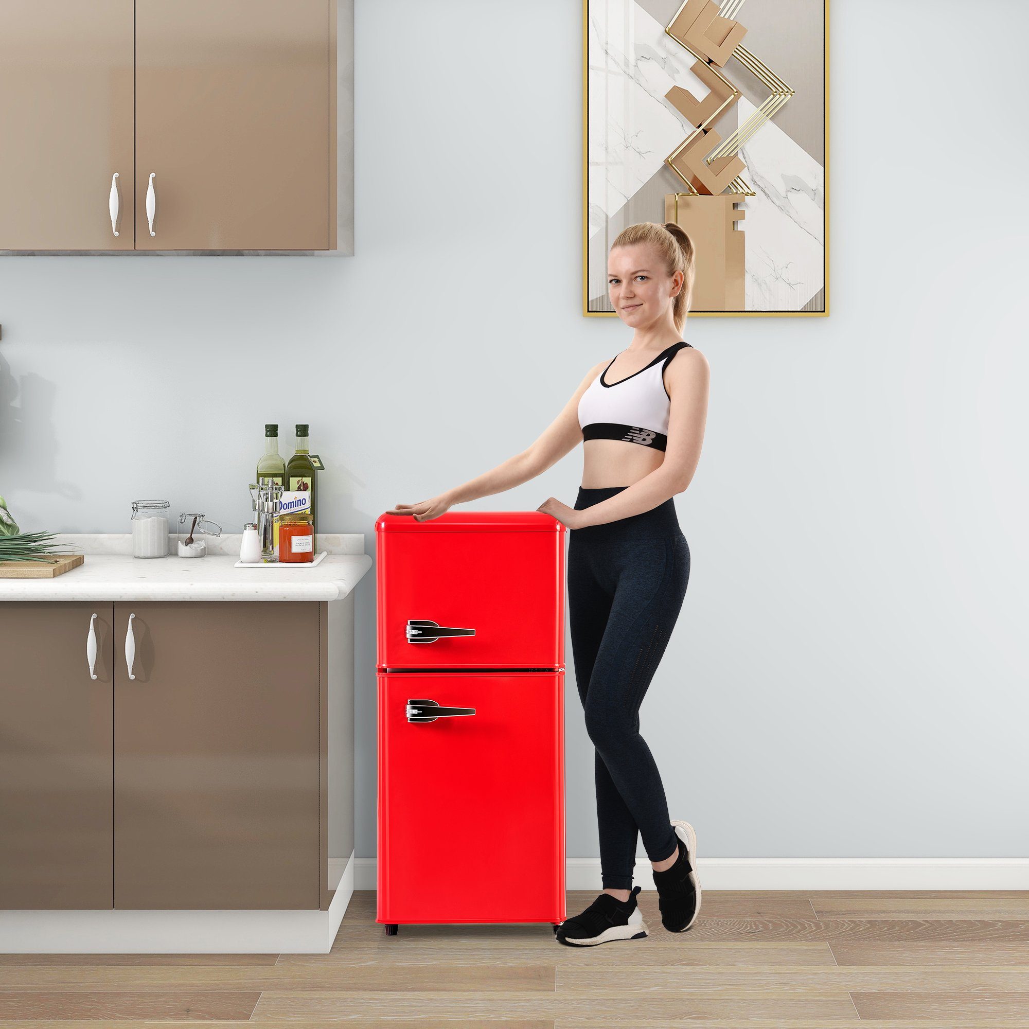 Ulife Table Top Kühlschrank BCD-86, 87 cm hoch, 42 cm breit