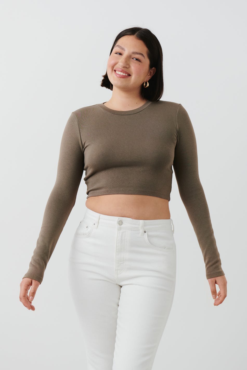 Soft cropped top