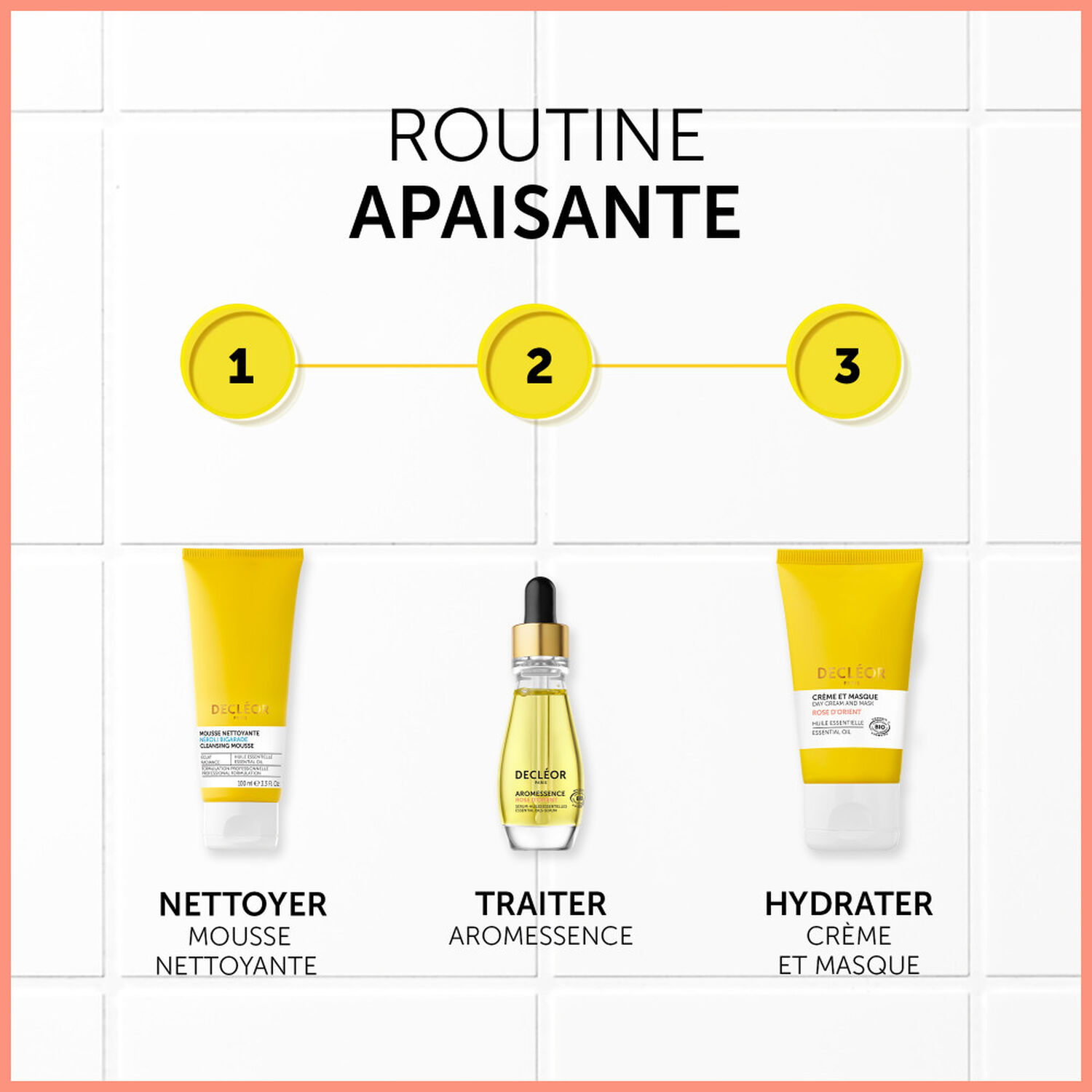 Decléor Rose d'Orient Crème et Masque Apaisant 50 ml