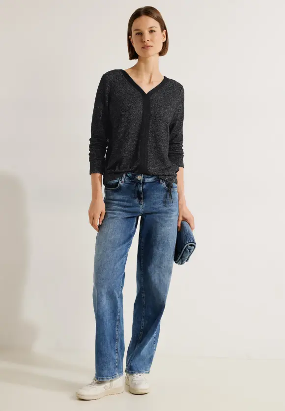 CECIL Cosy V-Neck Shirt