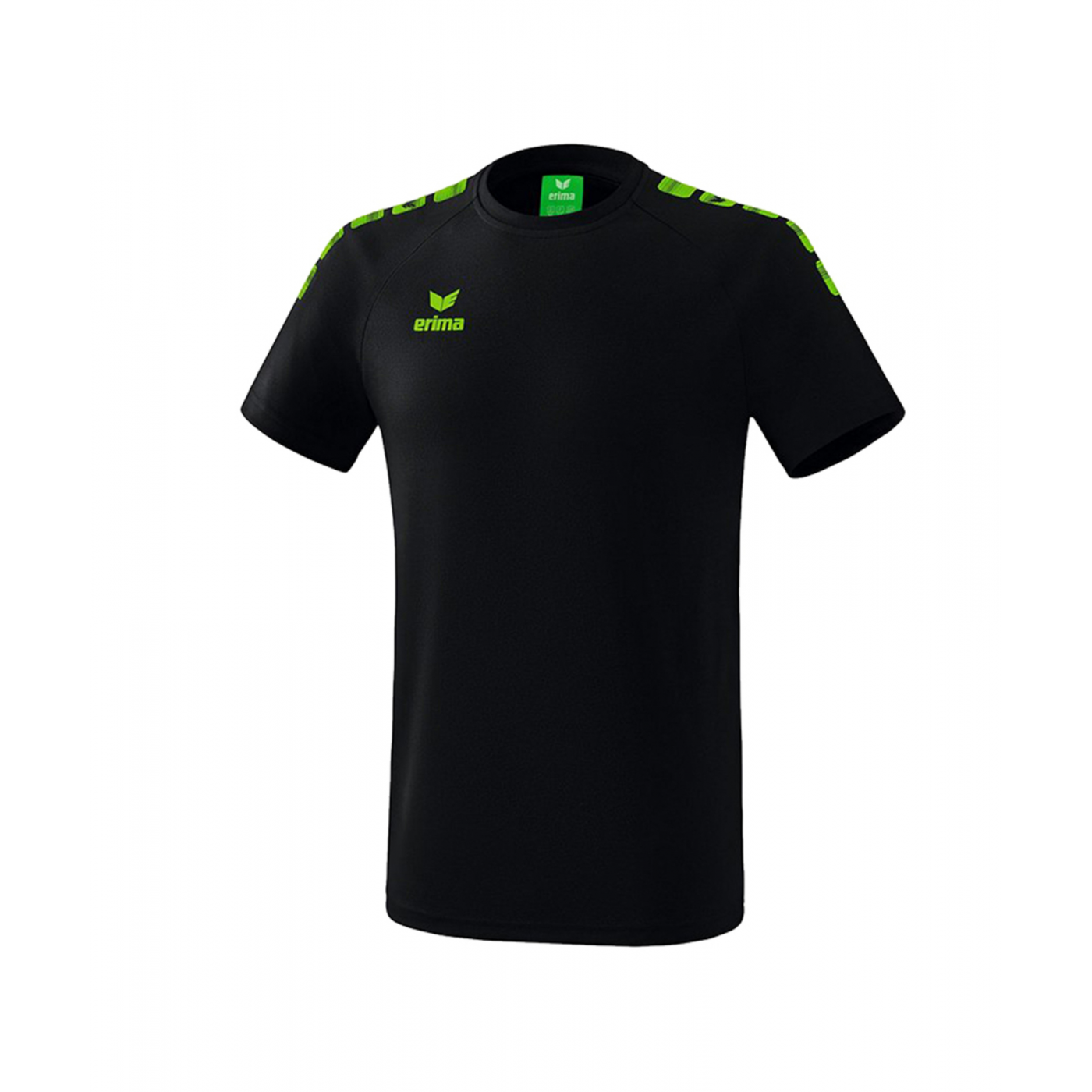 Erima Essential 5-C T-Shirt Kids Schwarz Grün