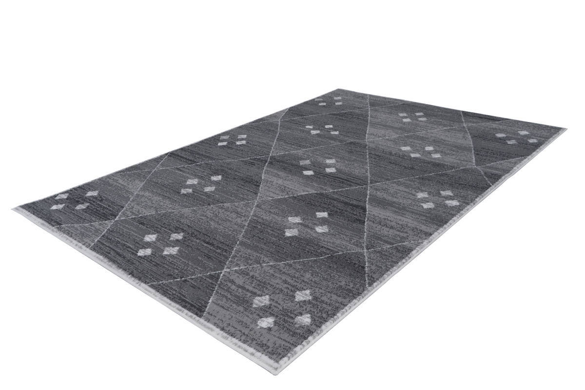 Kayoom Teppich Grau / Weiß 80cm x 150cm