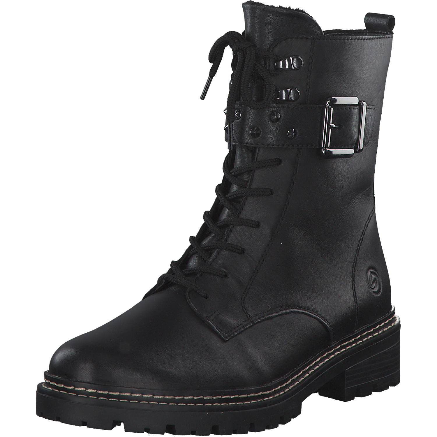 Remonte D0B73, Schnürstiefel, Damen, schwarz/schwarz