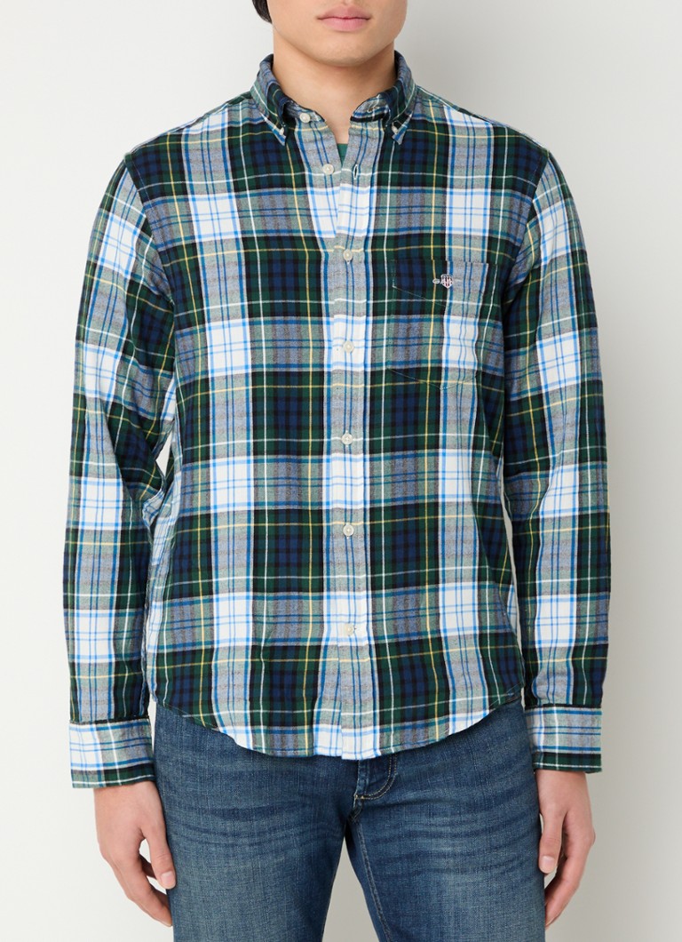 Camicia a quadri classica da uomo