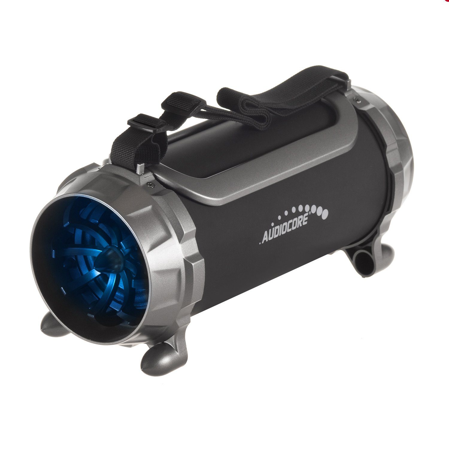 Audiocore AC890 Bluetooth-Lautsprecher (A2DP Bluetooth, USB, AUX, MicroSD, FM-Radio, 100W [PMPO)