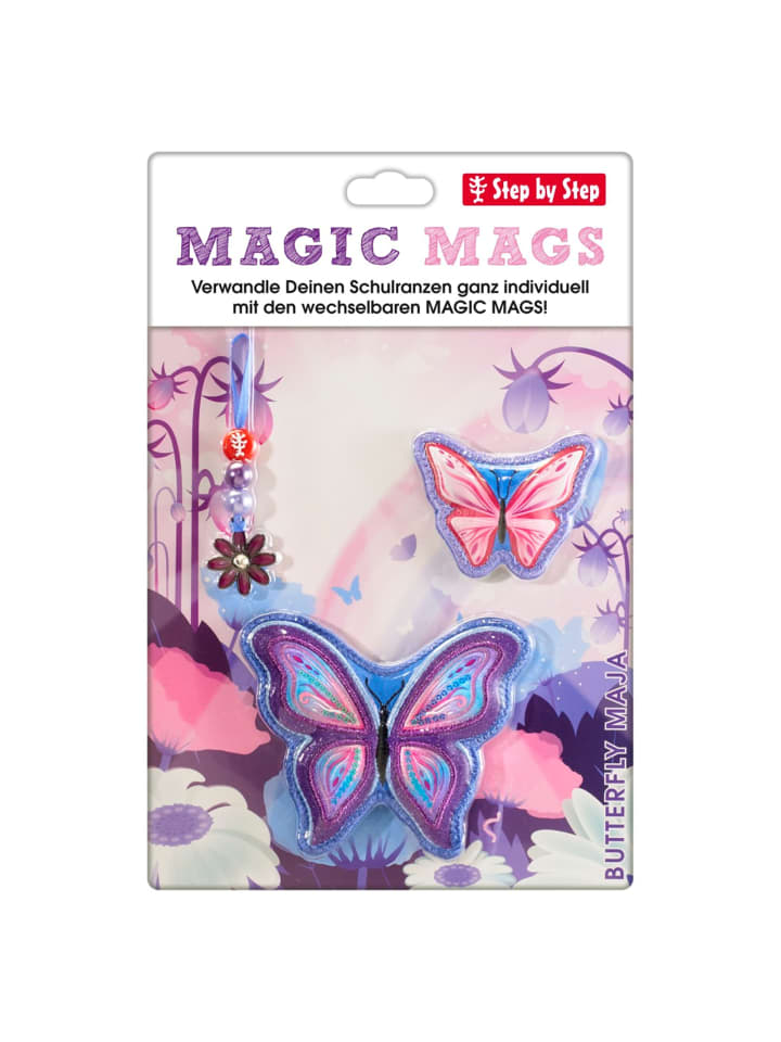 Step by Step Ranzen-Zubehör-Set MAGIC MAGS in Butterfly Maja günstig kaufen onesize