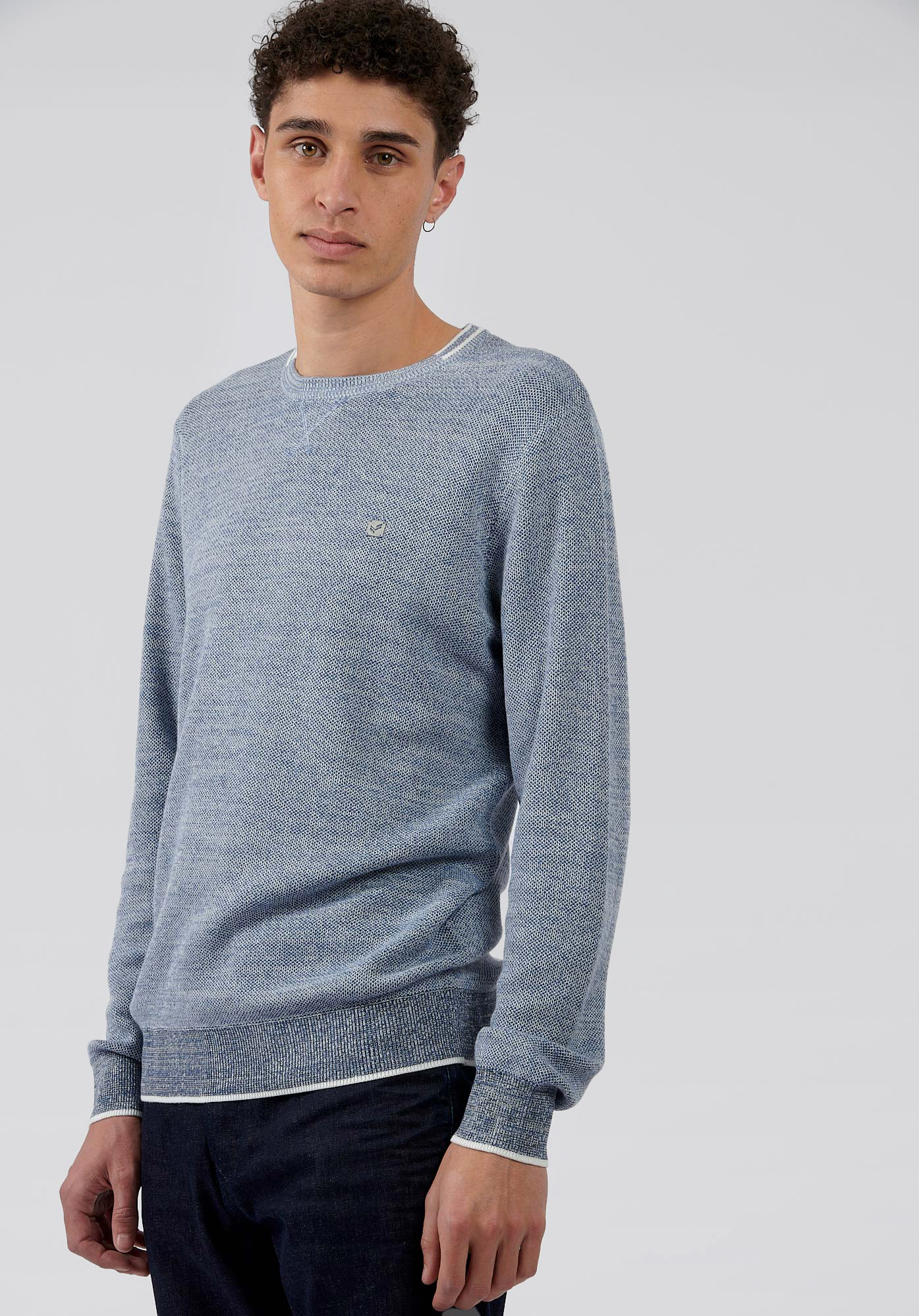 MARLY  Pull bleu homme