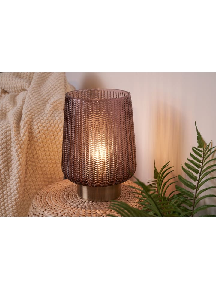 Pauleen Fancy Glamour mobile Tischleuchte Timer Batterie Taupe günstig kaufen onesize