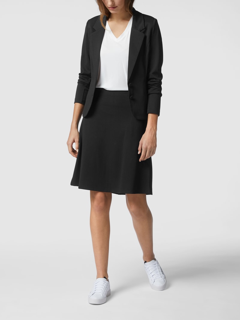Blazer mit 2-Knopf-Leiste Modell 'Nanni' in schwarz